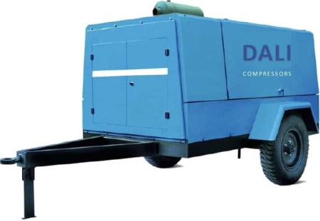 Передвижной компрессор Dali DLDY-75/10GA-F
